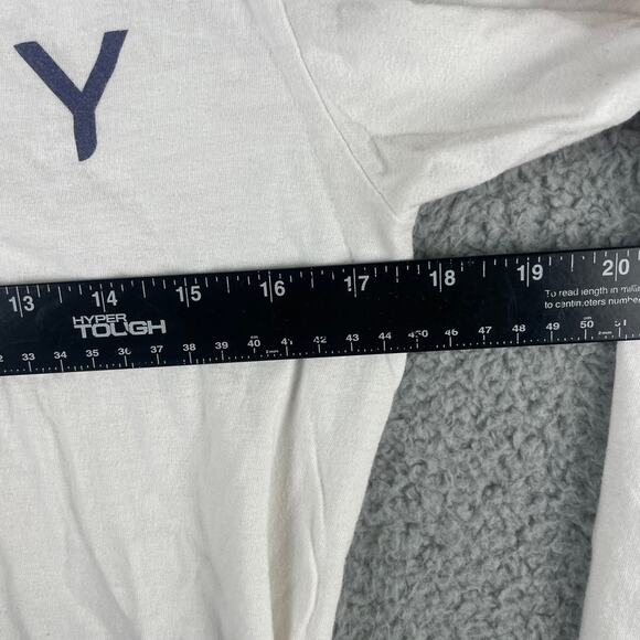 American Apparel Women's Small White Suzy 100% Cotton Long Sleeve Shirt - Picture 5 of 8